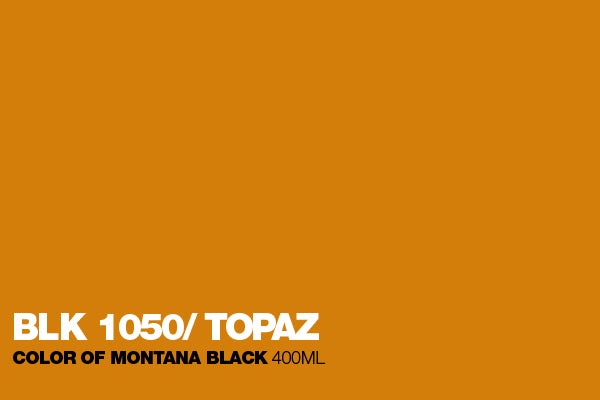 Montana Black - 1050 Topaz Spray Paint 400ml