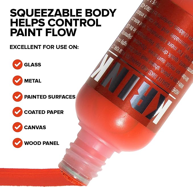 Krink K-60 Orange Squeezable Paint Marker 60ML
