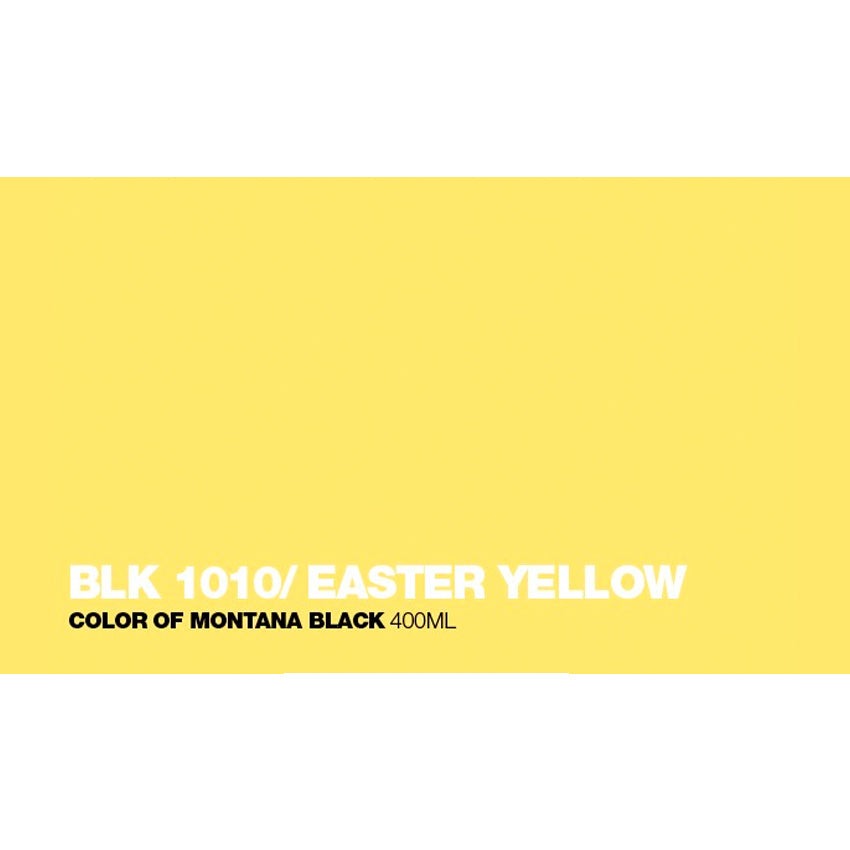 Montana Black - 1010 Easter Yellow Spray Paint 400ml