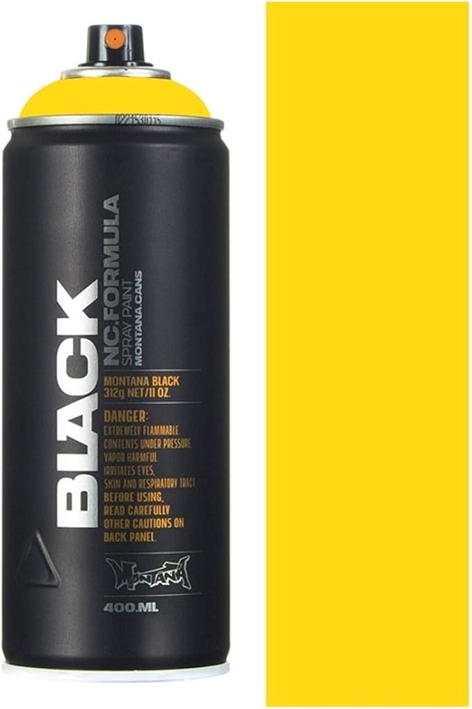 Montana Black - 1025 Kicking Yellow Spray Paint 400ml