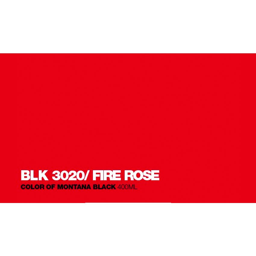 Montana Black - 3020 Fire Rose Spray Paint 400ml