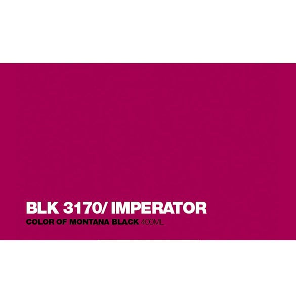 Montana Black - 3170 Imperator Spray Paint 400ml