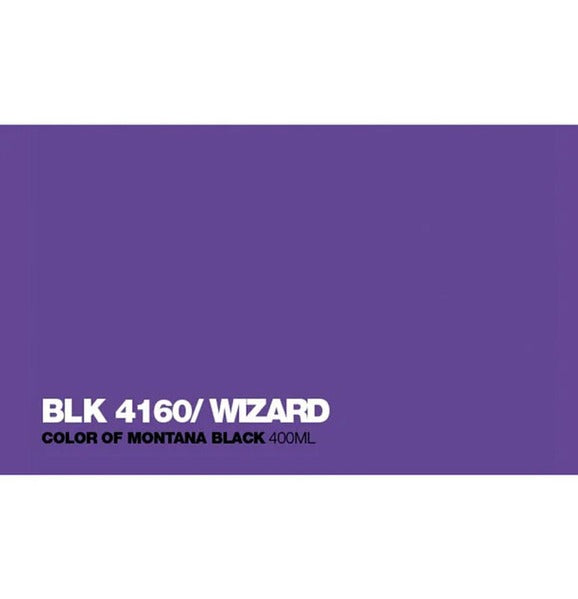 Montana Black - 4160 Wizard Spray Paint 400ml