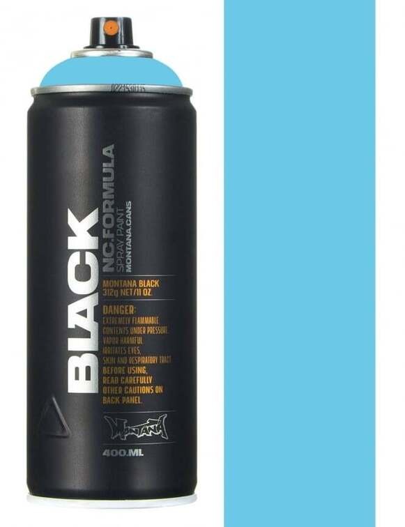 Montana Black - 5020 Baby Blue Spray Paint 400ml