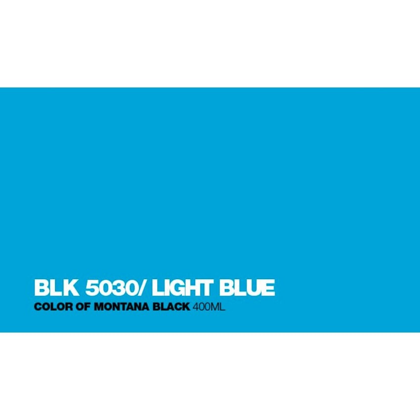 Montana Black - 5030 Light Blue Spray Paint 400ml