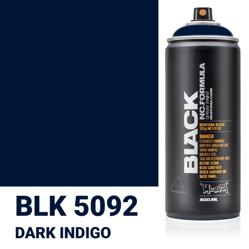 Montana Black - 5092 Dark Indigo Spray Paint 400ml