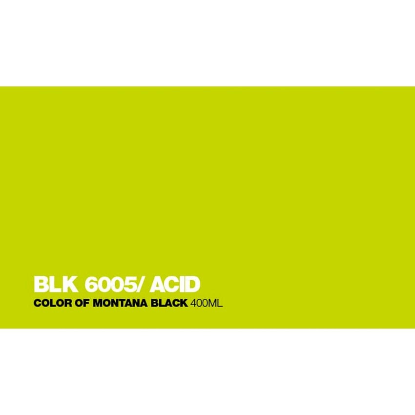 Montana Black - 6005 Acid Spray Paint 400ml