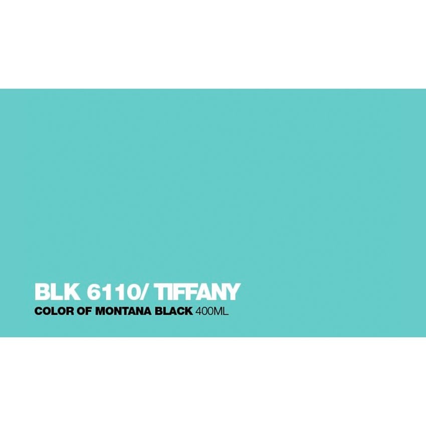 Montana Black - 6110 Tiffany Spray Paint 400ml