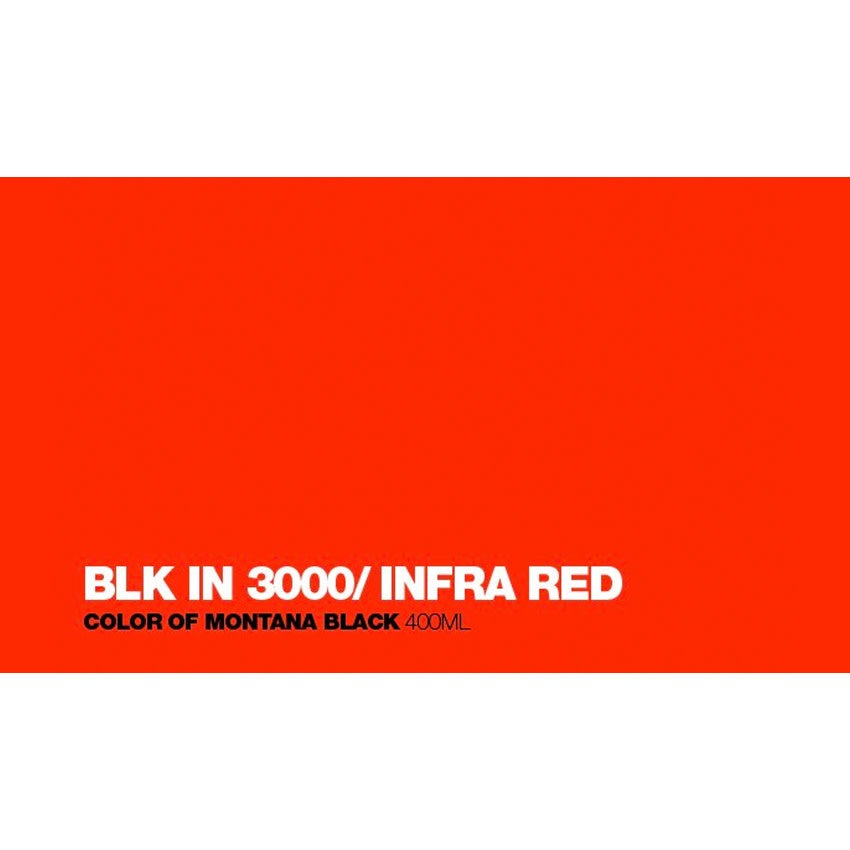 Montana Black - IN3000 Infra Red Spray Paint 400ml