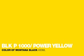 Montana Colors - P1000 Power Yellow Spray Paint 400ml