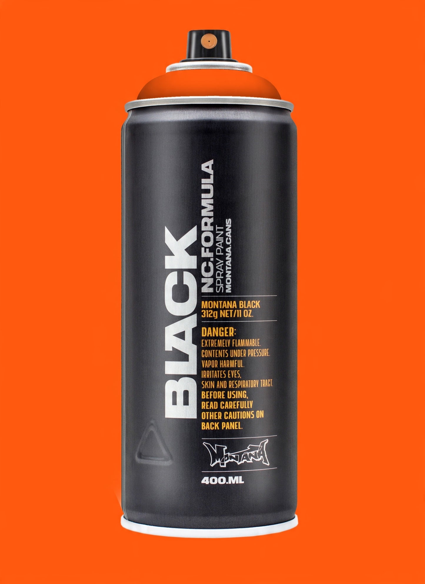 Montana Black - P2000 Power Orange Spray Paint 400ml