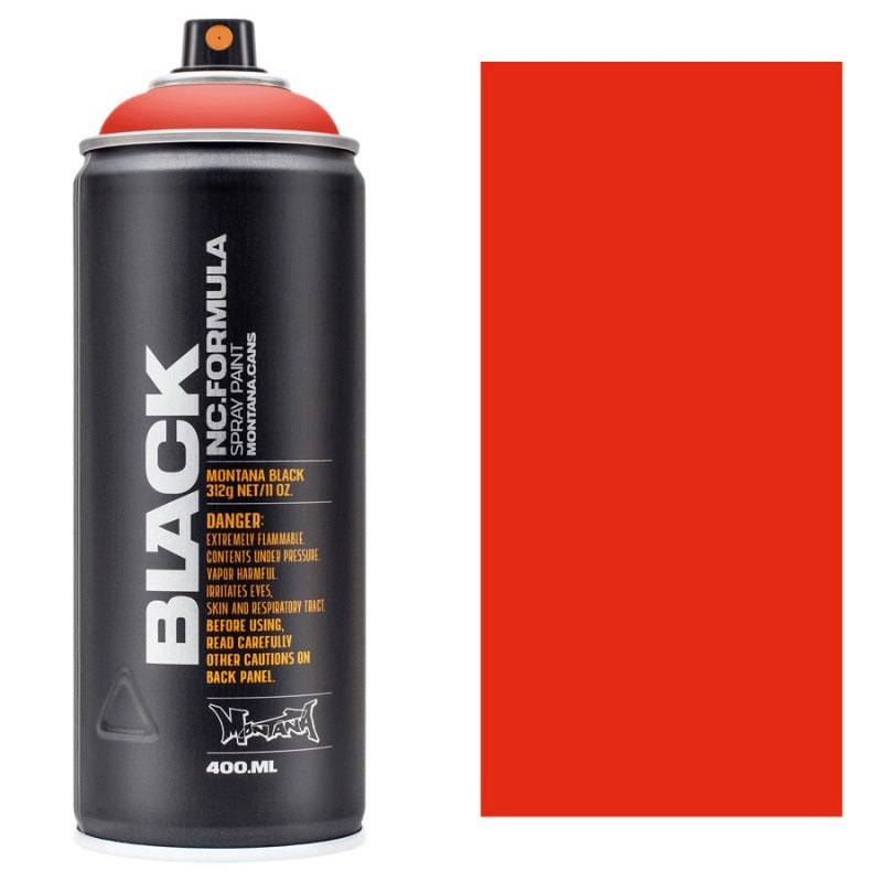 Montana Black - P3000 Power Red Spray Paint 400ml