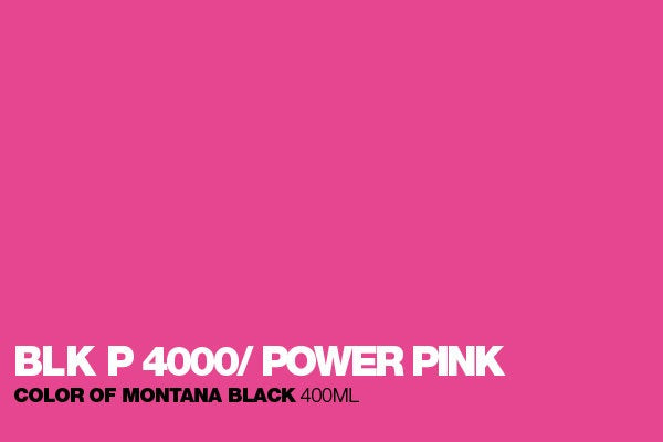 Montana Black - P4000 Power Pink Spray Paint 400ml