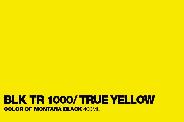 Montana Black - TR1000 True Yellow Spray Paint 400ml