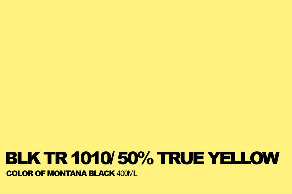 Montana Black - TR1010 50% True Yellow Spray Paint 400ml