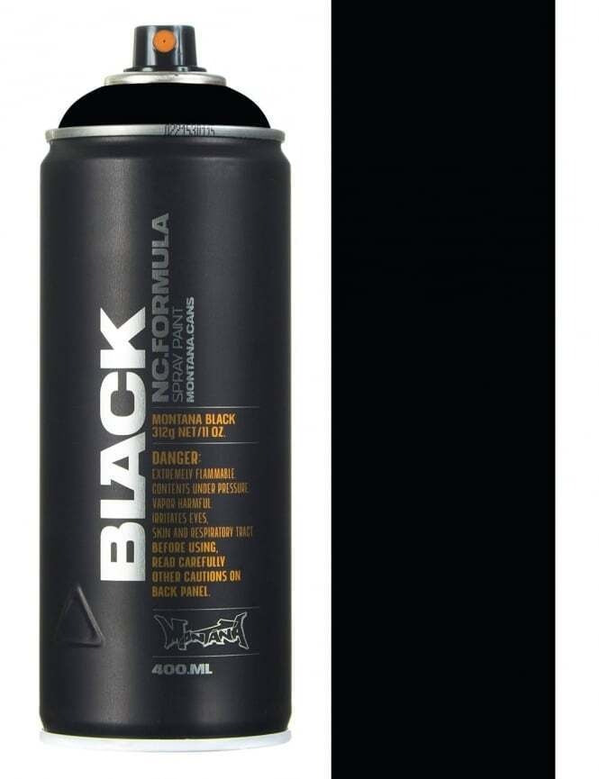 Montana Black - 9001 Black Spray Paint 400ml