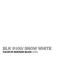 Montana Black - 9100 Snow White Spray Paint 400ml
