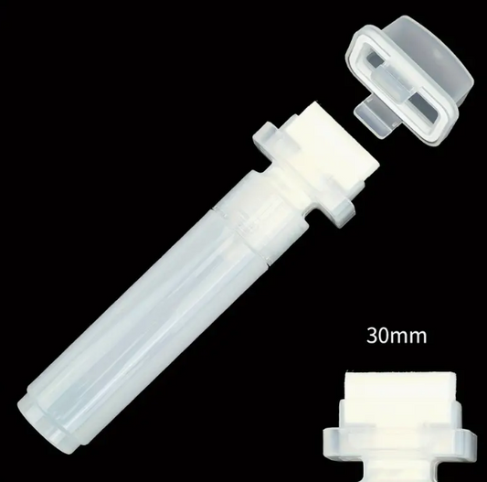 Empty Marker Pen Holder White Bottle 30mm