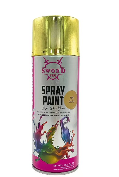 Sword Pro Spray Paint - Gold Color