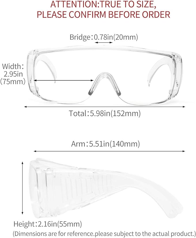 Safety Glasses Goggles Eye Protection Glasses