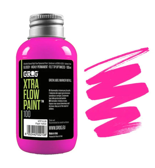 GROG Jellyfish Fuchsia Xtra Flow Paint 100ml