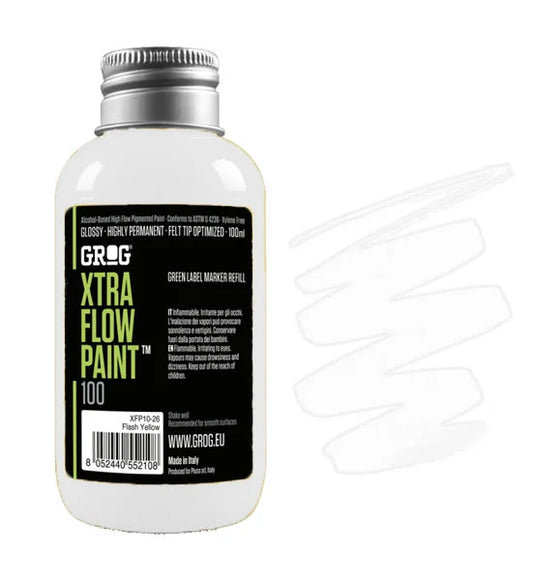 GROG White Xtra Flow Paint 100ml