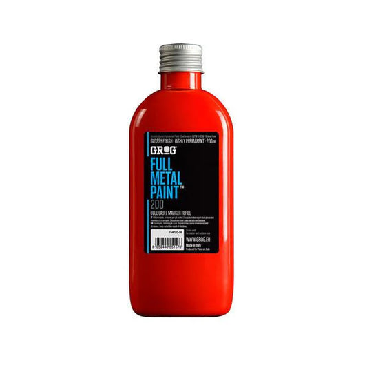 GROG Ferrari Red Full Metal Paint 200ml