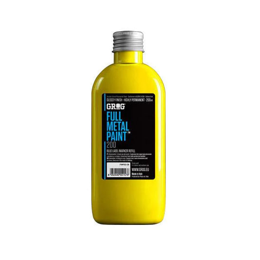 GROG Flash Yellow Full Metal Paint 200ml