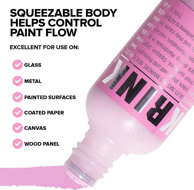 Krink K-60 Light Pink Squeezable Paint Marker 60ML