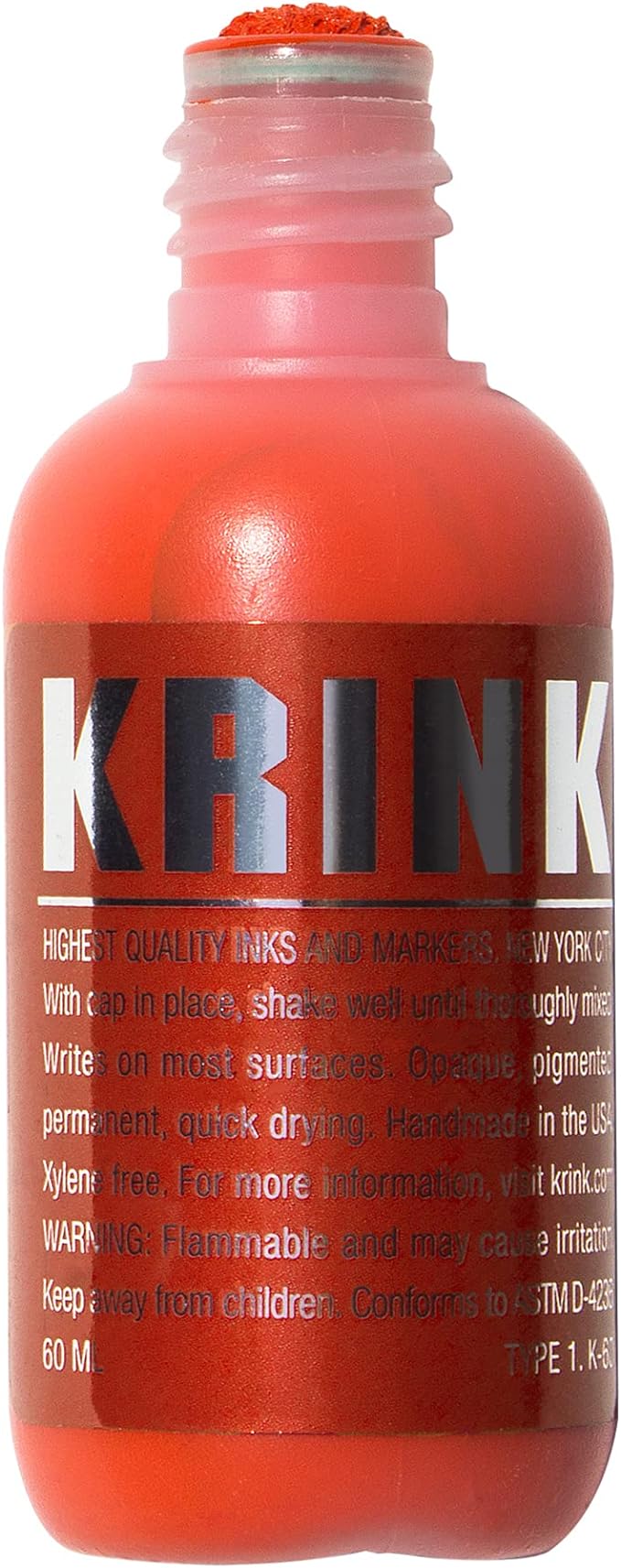 Krink K-60 Orange Squeezable Paint Marker 60ML