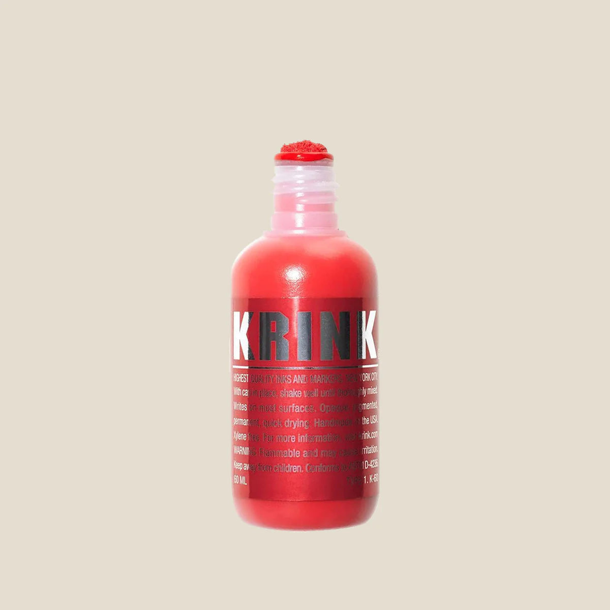 Krink K-60 Red Squeezable Paint Marker 60ML