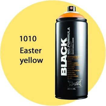 Montana Black - 1010 Easter Yellow Spray Paint 400ml