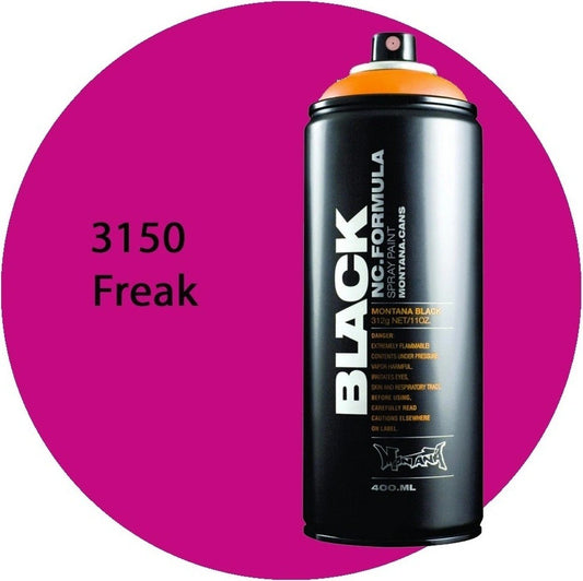 Montana Black - 3150 Freak Spray Paint 400ml