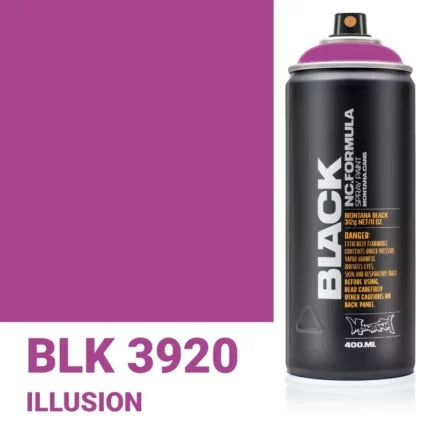 Montana Black - 3920 Illusion Spray Paint 400ml