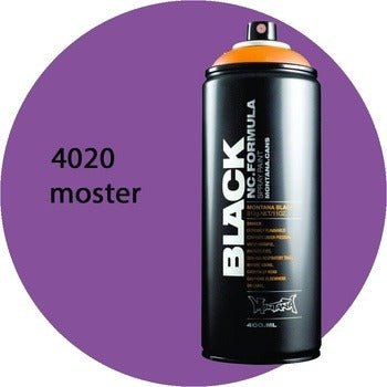 Montana Black - 4020 Monster Spray Paint 400ml
