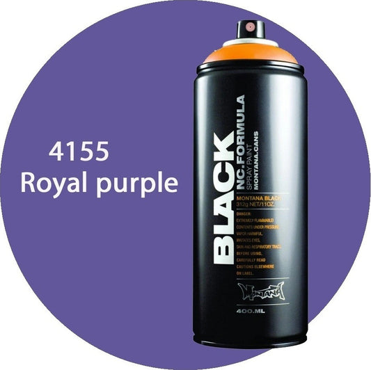 Montana Black - 4155 Royal Purple Spray Paint 400ml