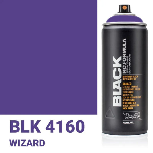 Montana Black - 4160 Wizard Spray Paint 400ml