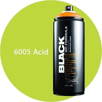 Montana Black - 6005 Acid Spray Paint 400ml