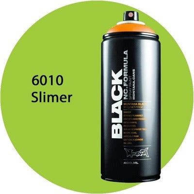 Montana Black - 6010 Slimer Spray Paint 400ml