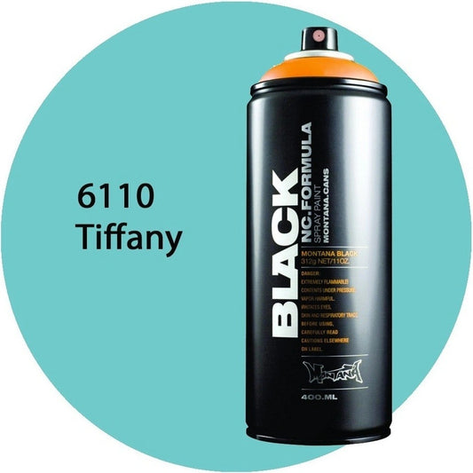 Montana Black - 6110 Tiffany Spray Paint 400ml