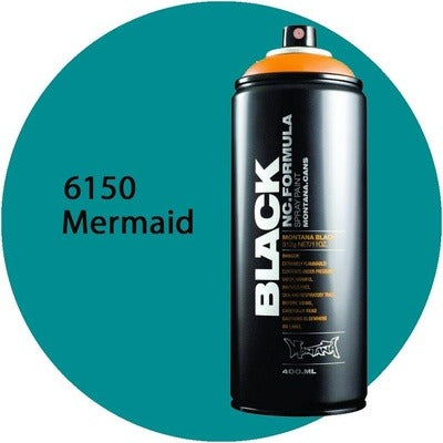 Montana Black - 6150 Mermaid Spray Paint 400ml