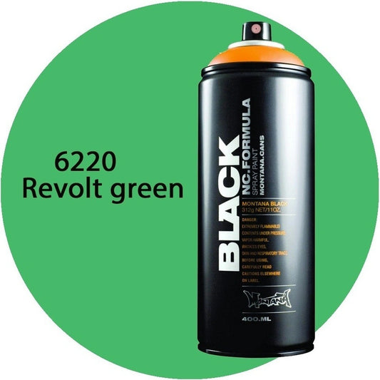 Montana Black - 6220 Revolt Green Spray Paint 400ml