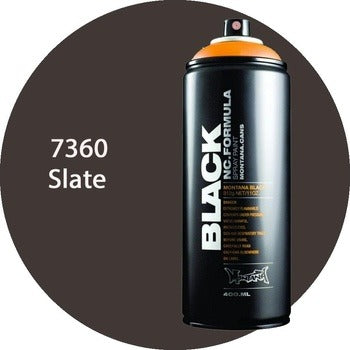 Montana Black - 7360 Slate Spray Paint 400ml