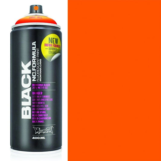 Montana Black - IN2000 Infra Orange Spray Paint 400ml