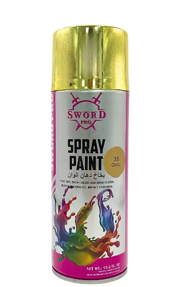 Sword Pro Spray Paint -  Gold Color