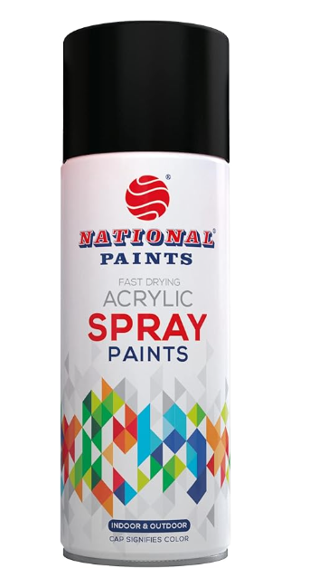 National Spray Paint - Black Color