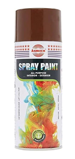 Asmaco Spray Paint - Brown Color