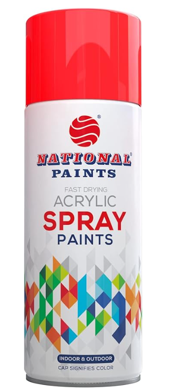 National Spray Paint - Red Color