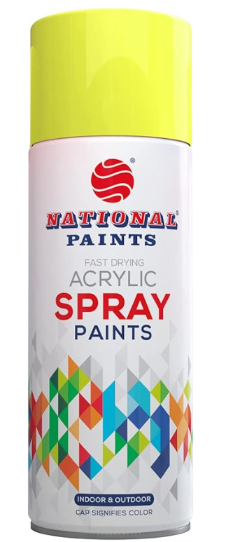 National Spray Paint - Yellow Color