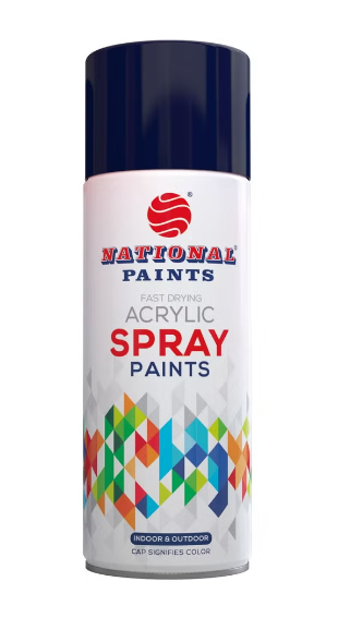 National Spray Paint - Dark Blue Color